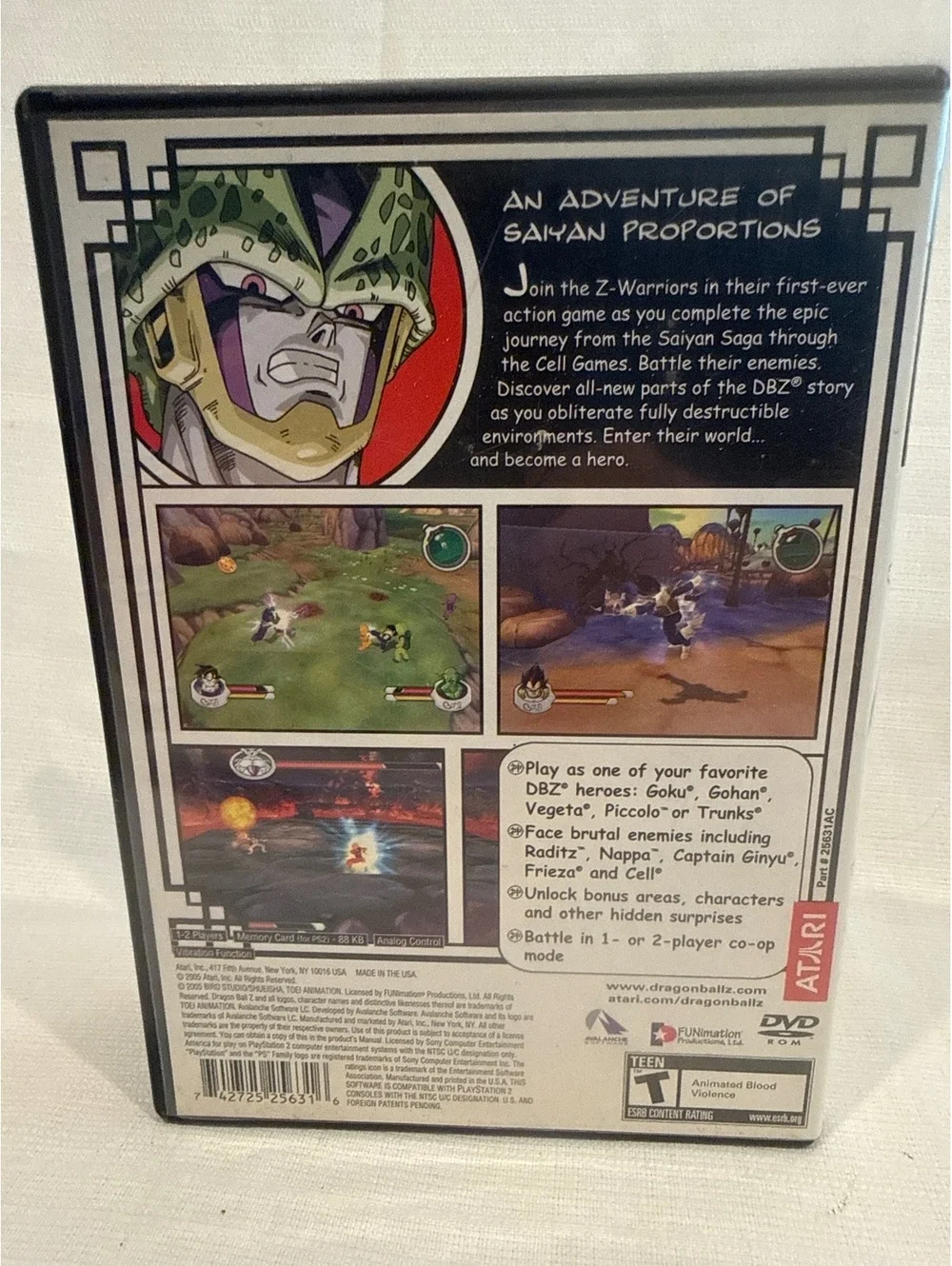 PlayStation 2 Dragon Ball Z Sagas PlayStation 2 Game